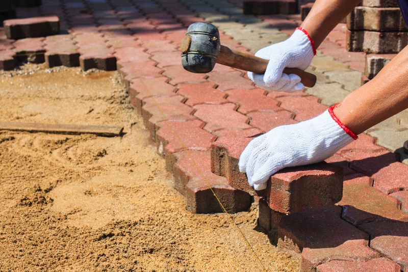 paving stones installation