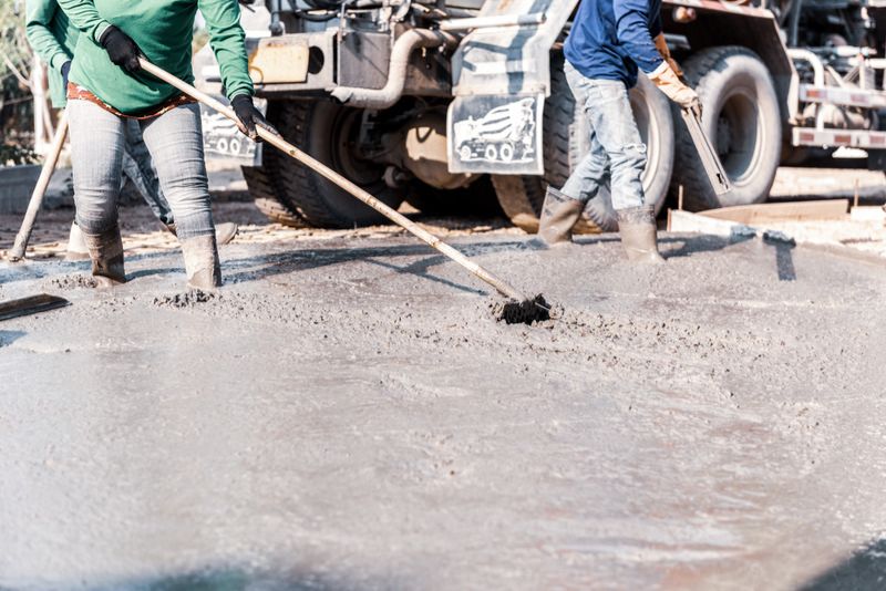 commercial concrete floor installation