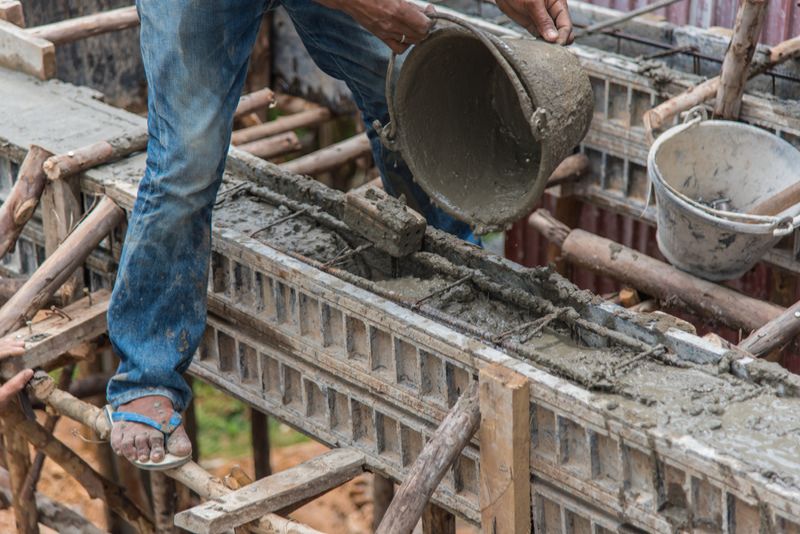 concrete building under construction