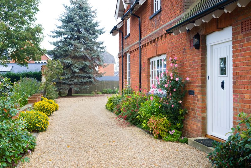 concrete gravel driveway