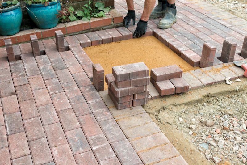 stone paving installation